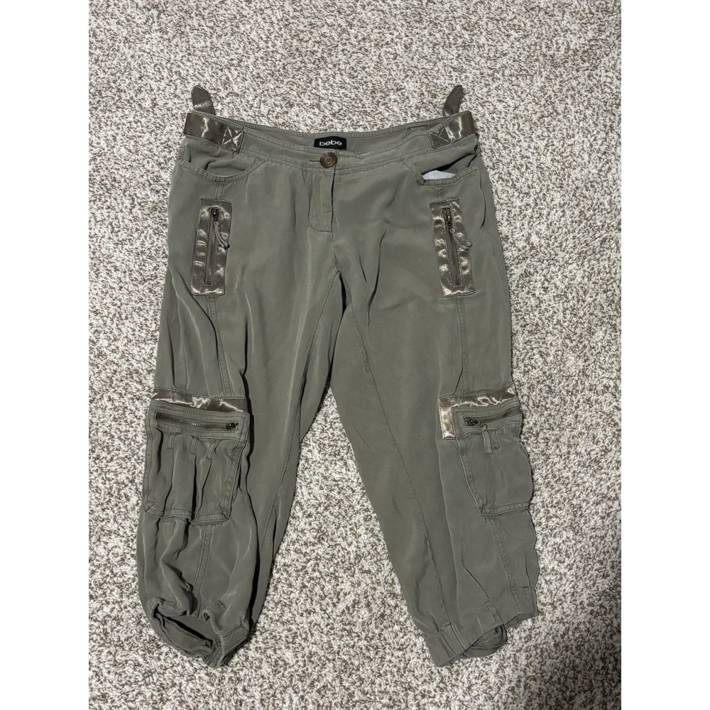 Bebe Y2K Capri Cargo Pants 4